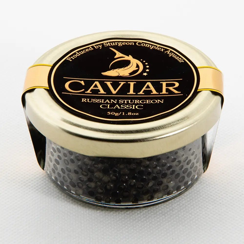 Classic caviar of Russian Sturgeon 