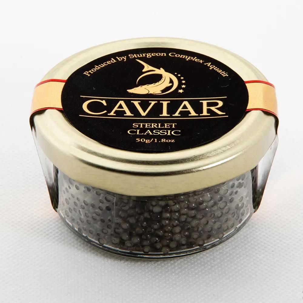 Classic caviar of Sterlet 