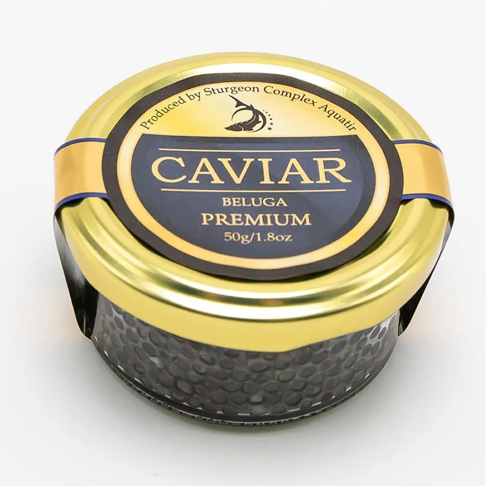 Classic caviar of Beluga 