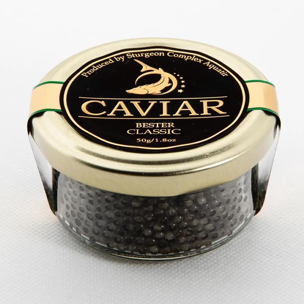 Classic caviar of Bester (Beluga hybrid) 